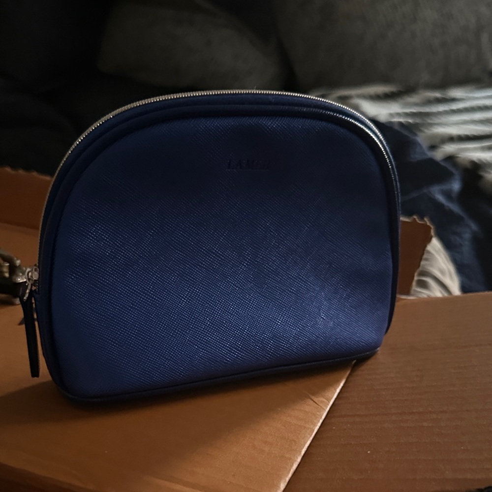 Elegant Blue Toiletry Bag make up or travel
